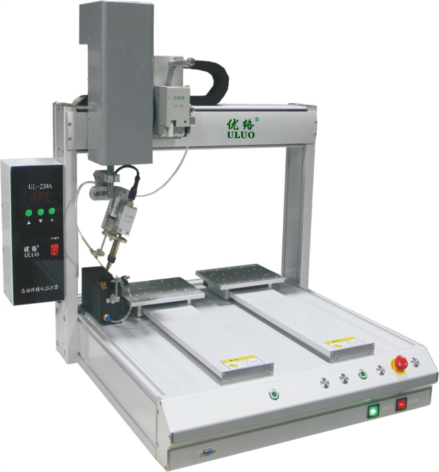 Dual track automatic soldering machine